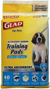 img 3 attached to Ultra-Absorbent Activated Charcoal Dog Training Pads by Glad for Pets - Perfect for Training New Puppies - Ideal Dog Pads for Training, Dog Pee Pads, and Puppy Training
