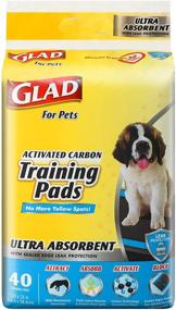 img 4 attached to Ultra-Absorbent Activated Charcoal Dog Training Pads by Glad for Pets - Perfect for Training New Puppies - Ideal Dog Pads for Training, Dog Pee Pads, and Puppy Training