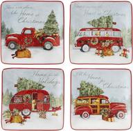 christmas multicolored certified international 22791set4 logo