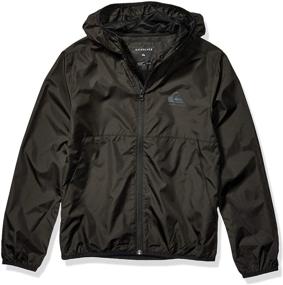 img 4 attached to 🧥 Повседневная куртка Quiksilver для юношей в черном цвете - мальчиковая одежда в категории Куртки и Пальто.