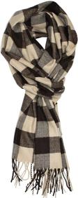 img 3 attached to High-Quality Cashmere Buffalo Men's Scarf Accessories by Ted Jack Classic