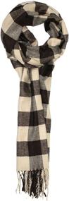 img 2 attached to High-Quality Cashmere Buffalo Men's Scarf Accessories by Ted Jack Classic