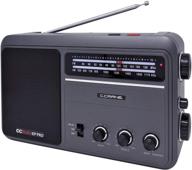 📻 c. crane ccradio - ep pro am fm battery operated portable analog radio with digital signal processing (dsp) logo