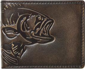 img 4 attached to 👜 Premium Co Double Wallet: Hand Burnished Full Leather for Style and Functionality