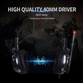 img 3 attached to 🎧 SOMIC G941 Gaming Headset: 7.1 Virtual Surround Sound USB Over Ear Headphone for PS4, PC & Laptop - Mic, Volume Control, LED (Black)