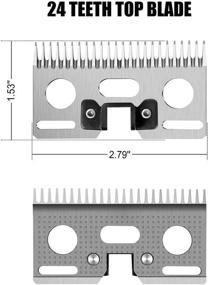 img 1 attached to 🐴 Professional Stainless Steel Horse Shears Replacement Blades by BEETRO - Ideal for Equine, Goat, Pony, and Cattle Grooming