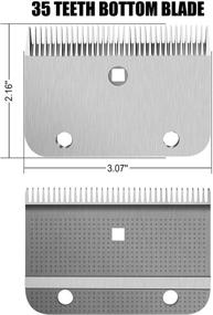 img 2 attached to 🐴 Professional Stainless Steel Horse Shears Replacement Blades by BEETRO - Ideal for Equine, Goat, Pony, and Cattle Grooming