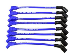 img 1 attached to Taylor Cable 79614 - High-performance Blue 🔵 Ignition Wire Set for Vehicles with LS Truck Headers
