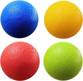 img 4 attached to 🍎 High-Quality AppleRound 8.5-Inch Playground Balls - Ideal for Hands-On Playtime
