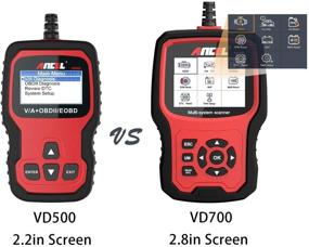 img 3 attached to 🔍 ANCEL VD700 Сканер OBD2 всех систем: Универсальное устройство для диагностики считывания кодов для автомобилей VAG со 8 специальными функциями.