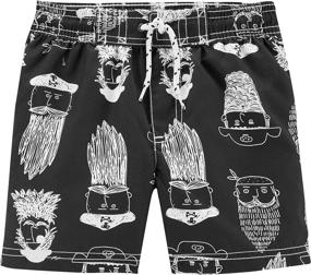img 1 attached to Carters Trunk Pirates Black Months Boys' Clothing : Swim