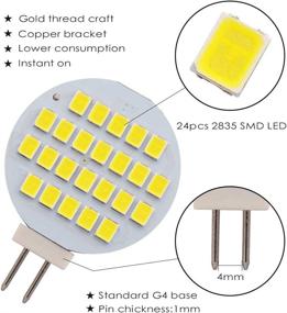 img 3 attached to 💡 Bright White GRV 24 2835 Super LED Bulb