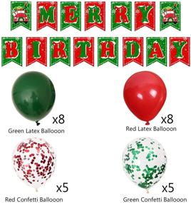 img 1 attached to Haimimall Christmas Birthday Decoration BalloonsNew