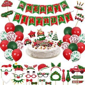 img 4 attached to Haimimall Christmas Birthday Decoration BalloonsNew