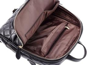 img 1 attached to 🎒 Stylish and Functional: Coolcy Casual Women's Real Genuine Leather Backpack"