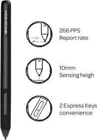 img 2 attached to 🖌️ GAOMON Art Paint AP32 Battery-Free Stylus: Perfect for PD2200/S620/S630 Tablets, with 8192 Levels of Pressure Sensitivity