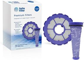 img 4 attached to 🔍 Fette Filter- HEPA Post-Motor Filter & Pre-Motor Filter Compatible with Dyson DC50 Vacuum. Compatible with Dyson Animal and Multi Floor Cleaners. Compare to Part # 965081-01 & 965080-02 - Combo Pack