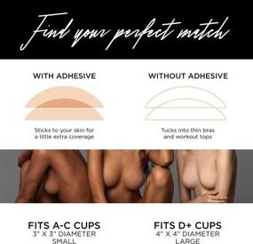 img 1 attached to NIPPIES Reusable Nipple Covers for Women - Optimized Women's Clothing Product