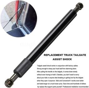 img 1 attached to 🔧 Easy-Open Tailgate Assist Shock 43301 for Dodge Ram 1500 (2009-2018) & Ram 2500/3500 (2010-2018) Trucks/Lift Support Struts