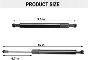 img 3 attached to 🔧 Easy-Open Tailgate Assist Shock 43301 for Dodge Ram 1500 (2009-2018) & Ram 2500/3500 (2010-2018) Trucks/Lift Support Struts