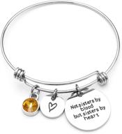 👯 bff bracelets: sisters by heart, not by blood - exclusive sister jewelry! logo