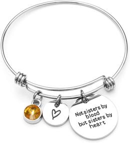 img 3 attached to 👯 BFF Bracelets: Sisters by Heart, Not by Blood - Exclusive Sister Jewelry!