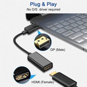 img 3 attached to LEOLIO DisplayPort Converter Compatible Ultra HD