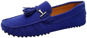 img 4 attached to 👞 ANUFER Stylish RoyalBlue Men's Moccasins: Comfortable Loafers & Slip-Ons