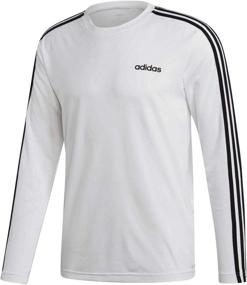 img 2 attached to 👕 Shop the Stylish adidas Men's Designed 2 Move 3-Stripes Tee for Ultimate Comfort and Flexibility