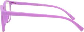 img 2 attached to 👓 Protecting Young Eyes: KIDDO Kids Blue Light Blocking Glasses for Ages 3-12, Prevent Eyestrain from Screens (Purple)