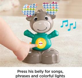 img 1 attached to Fisher-Price Linkimals Musical Moose - Interactive Educational Toy with Music and Lights for Babies 9 Months &amp; Over