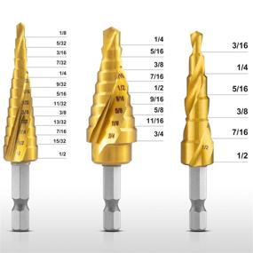 img 3 attached to 🔩 Лакивэй Титановый набор сверления 3-в-1