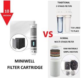 img 1 attached to Enhanced Miniwell L750-X Filtered Shower Head - Chlorine Removal & Improved Hard Water - Hoseless Shower Water Filter System