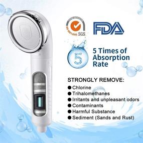 img 3 attached to Enhanced Miniwell L750-X Filtered Shower Head - Chlorine Removal & Improved Hard Water - Hoseless Shower Water Filter System