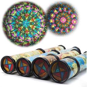 img 3 attached to 🎉 DOPHYRANIX Birthday Kaleidoscope for Children - Vibrant Colors
