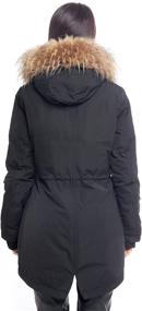 img 2 attached to Womens Hooded Quilted Lightweight Standard Women's Clothing