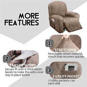 img 2 attached to Ultimate 4 Piece Recliner Reclining Washable