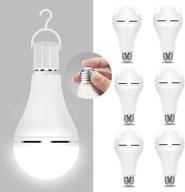 💡 reliable emergency rechargeable light bulb: 1200mah15w equivalent daylight solutions logo