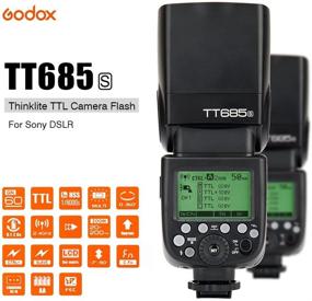 img 3 attached to 📸 Godox TT685S HSS TTL Flash Speedlite for Sony DSLR - High Speed Sync, TTL/M/Multi Modes, 1/8000S, GN60, 230 Full Power Flashes, Auto/Manual Zoom, MI Shoe Compatible