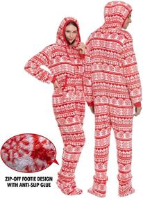 img 2 attached to Stay Cozy this Christmas with JOYIN Snowflake Men's Sleepwear Loungewear