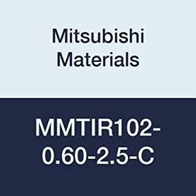 img 3 attached to Mitsubishi Materials MMTIR102 0 60 2 5 C Internal Threading