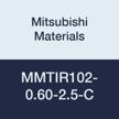mitsubishi materials mmtir102 0 60 2 5 c internal threading logo