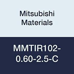 img 1 attached to Mitsubishi Materials MMTIR102 0 60 2 5 C Internal Threading