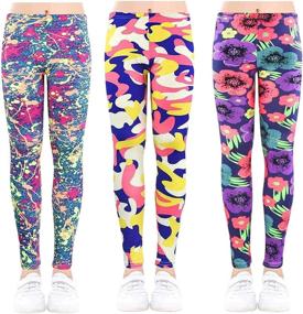 img 4 attached to Toddler Girls Butterfly Leggings Multipack Girls' Clothing for Leggings