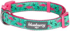 img 4 attached to 🐶 Discover the Vibrant Variety of Blueberry Pet's Forest Fun Dog Collars