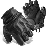 🧤 tactical gloves with tpr knuckle protection | military gear shooting gloves | paintball gloves | touchscreen leather motorcycle gloves for men | army edc by gramfire logo