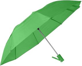 img 4 attached to StrombergBrand Vented Windproof Umbrella Green