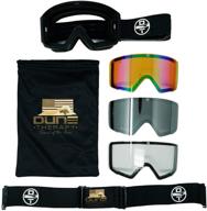 👀 dune therapy mx goggles - enhanced eye protection for moto atv utv sxs sand dirt dust logo