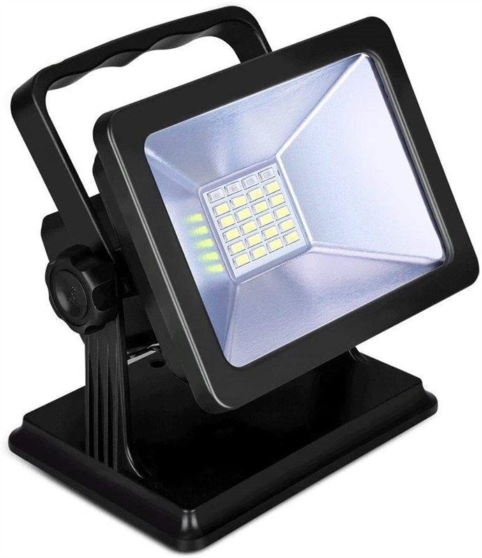 rechargeable waterproof spotlights emergency floodlights 로고