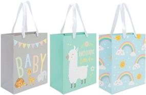 img 2 attached to Baby Shower Gift Bag Bundle - Gender-Neutral Designs (4 Varieties, Total of 12 Bags)